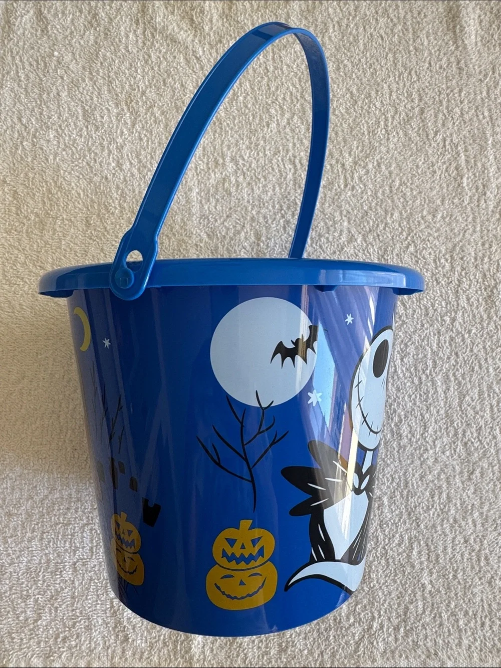 Disney The Nightmare Before Christmas Character Blue Trick-or-Treat Candy Bucket